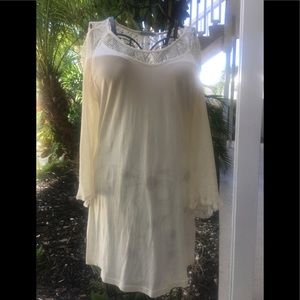 Crochet 3/4 sleeve top